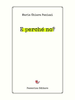 cover image of E perché no?
